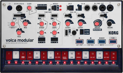 Korg Volca Modular Analogic Sintetizator cu 16 clape