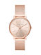 Michael Kors Pyper Watch with Pink Gold Metal Bracelet