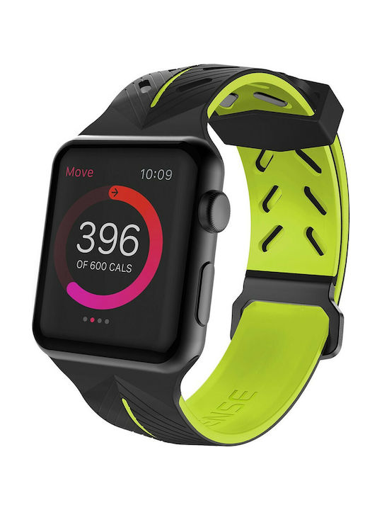 X-Doria Action Band Armband Grün (Apple Watch 44/45/46mm/Ultra 49mm)