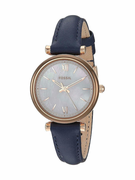 Fossil Carlie Mini Three-hand Watch with Battery Mechanism
