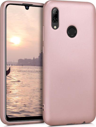 KWmobile Back Cover Σιλικόνης Ροζ Χρυσό (Huawei P Smart 2019)