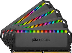 Corsair Dominator Platinum RGB 32GB DDR4 RAM mit 4 Modulen (4x8GB) und Geschwindigkeit 3600 für Schreibtisch