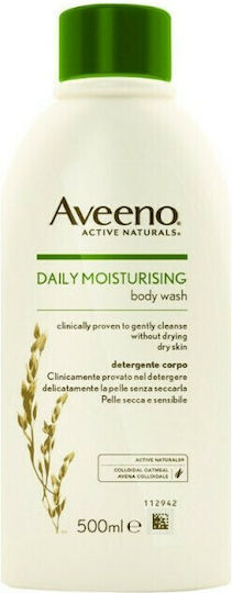 Aveeno Daily Moisturising Body Wash Αφρόλουτρο με AHA & Άρωμα Καρύδα 500ml