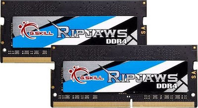 G.Skill Ripjaws 16GB DDR4 RAM cu 2 module (2x8GB) și Viteză 2666 pentru Laptop