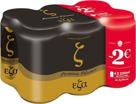 ΕΖΑ "ζ" Premium Pilsner Κουτί 6x330ml