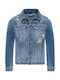 Legendary Bolt Kinderjacken & Winterjacken Denim Kurzes Blauen