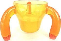 Miyali Baby Cup Cando Cup made of Plastic Orange 200ml for 10m+m+