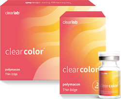 Clearlab Clear Color Μηνιαίοι έγχρωμοι 2 φακοί Έγχρωμοι Μηνιαίοι 2τμχ