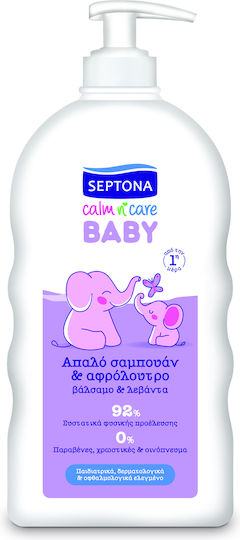 Septona Calm 'n Care Gentle Shampoo & Body Wash with Lavender 500ml with Pump