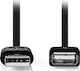 Nedis USB 2.0 Cable USB-A male - USB-A female 2m (CCGT60010BK20)