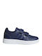 Hoops Hoops 2.0 CMF C Kids Sports Shoes Basketball with Hoop & Loop Closure Navy Blue