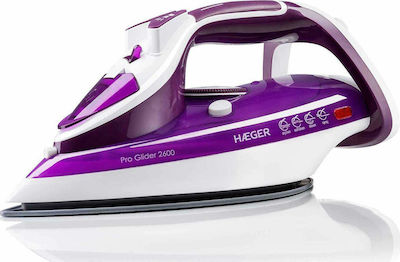 Haeger Pro Glider 2600 Steam Iron 2600W with Continuous Steam 40g/min