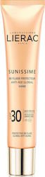 Lierac Sunissime BB Fluid Anti Age Global Golden Sunscreen Cream Face SPF30 with Color 40ml