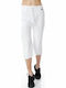 Damen Jogginghosen Capri Weiß