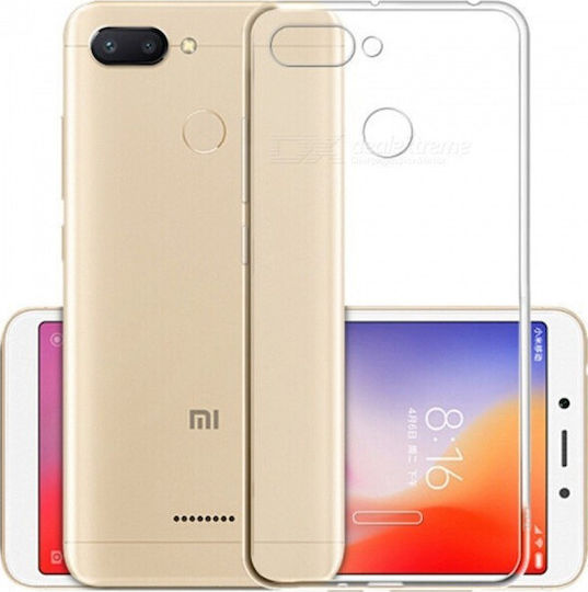 Задна корица Силикон 0.3мм Прозрачен (Xiaomi Mi 8 Lite)
