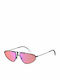 Carrera Men's Sunglasses with Black Metal Frame and Pink Mirror Lens 1021S OIT/UZ