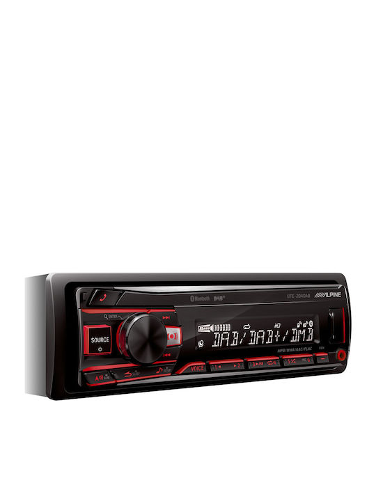 Alpine Sistem Audio Auto 1DIN (Bluetooth/USB) cu Panou detașabil