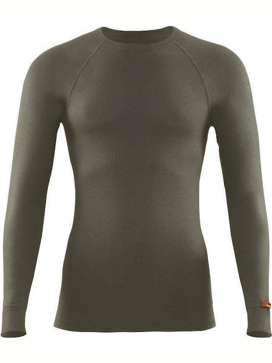 Blackspade 9259 Herren Thermo Langarmshirt Grün