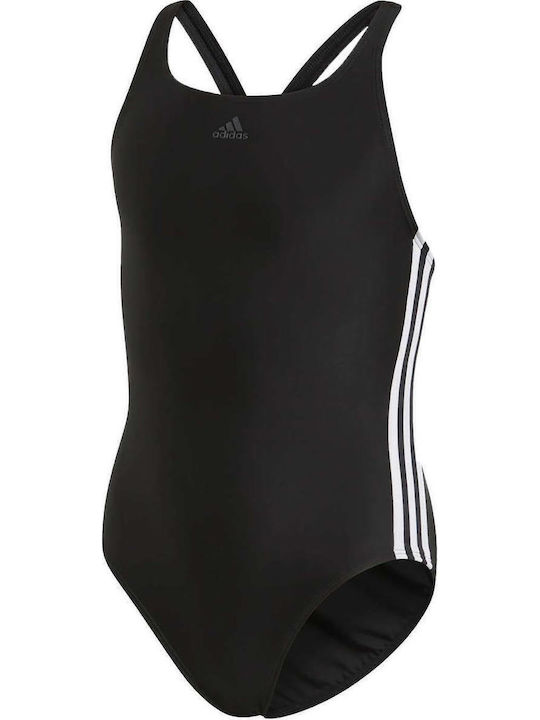 adidas 3-Stripes Kids Swimwear One-Piece Black