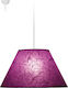 Starlight ΚΑ-ΙΣ-Κ1-35-2601 ΚΡ Hängelampe Lila Glocke mit Fassung E27