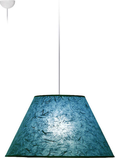 Starlight Pendant Light Turquoise Bell with Socket E27