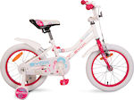 Byox Little Princess 16" Kids Bicycle BMX White