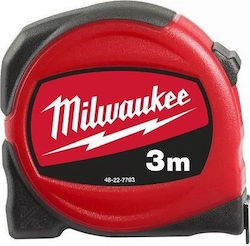 Milwaukee Banda de măsurat cu resetare automată și magnet 16mm x 3m