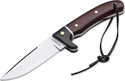 Boker Magnum Elk Hunter Special Knife Brown with Blade made of Stainless Steel in Sheath