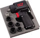 M7 NC-4610N-Set Luftschlagschrauber 1/2" mit Maximalem Drehmoment 62,2kgm
