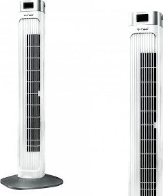 V-TAC Tower Fan 55W with Remote Control