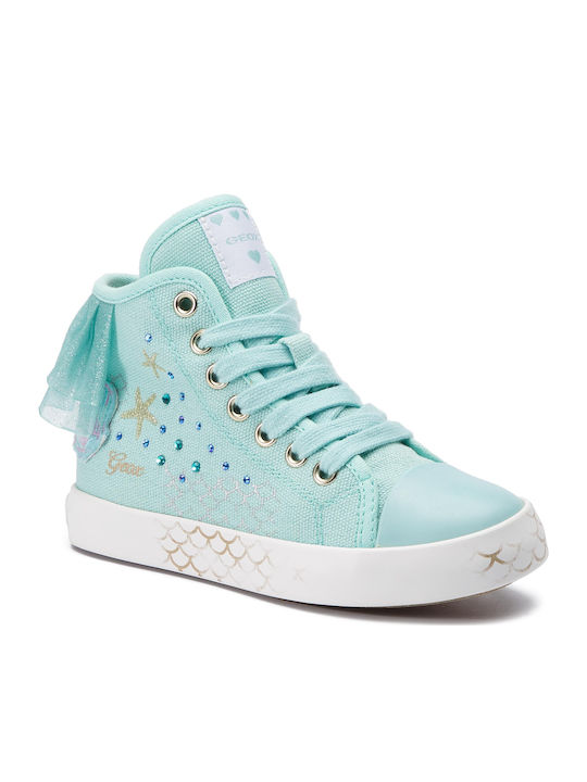 Geox Kids Sneakers High J Ciak G E Anatomic Turquoise