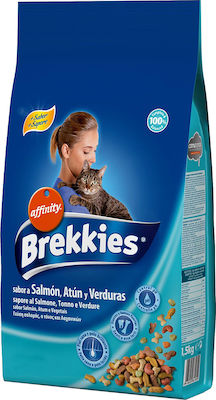 Affinity Brekkies Dry Food for Adult Cats with Fish / Vegetables 15kg