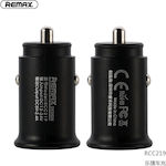 Remax Autoladegerät Schwarz RCC-219 Gesamtleistung 2.4A mit Anschlüssen: 2xUSB