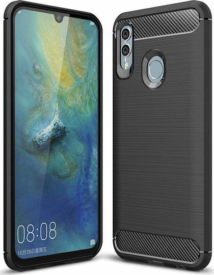 Hurtel Задна корица Силикон Черен (Honor 10 Lite)