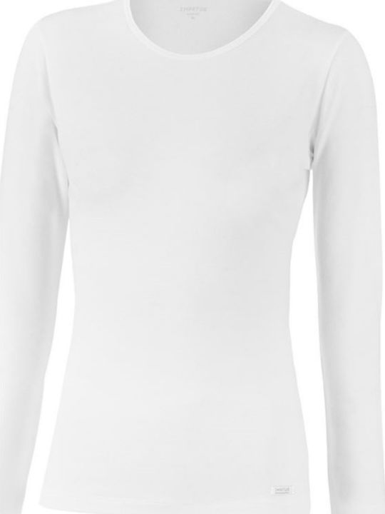 Impetus 8368606 Γυναικεία Ισοθερμική Μακρυμάνικη Μπλούζα Λευκή