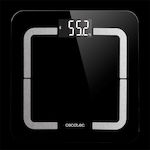 Cecotec Surface Precision 9500 Smart Healthy Smart Badezimmerwaage mit Körperfettmessung & Bluetooth in Schwarz Farbe
