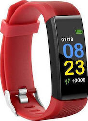 115Plus Activity Tracker with Heart Rate Monitor Red