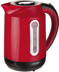 Maestro MR041 Red Βραστήρας 1.7lt 2000W Κόκκινος