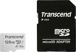 Transcend 300s microSDXC 128GB Class 10 U3 V30 A1 UHS-I με αντάπτορα