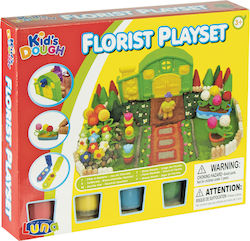 Luna Plasticine - Game Florist for 3+ Years, 4pcs 000620556