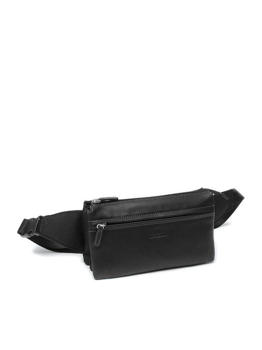 Leather Waist Bag Black