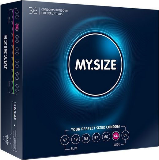 My Size 64mm Big Size Condoms 36pcs