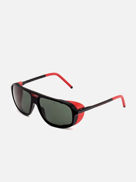 Vuarnet Men's Sunglasses with Gray Plastic Frame and Black Lens VL 1811 0007