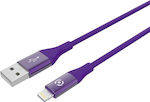 Celly Feeling USB-A zu Lightning Kabel Lila 1.5m (USBLIGHTCOLORPR)