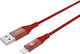 Celly Regular USB to Lightning Cable Κόκκινο 1....