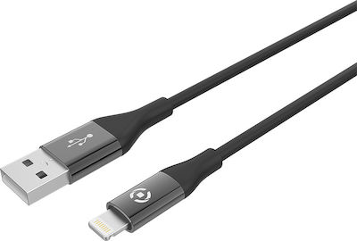 Celly Regular USB to Lightning Cable Μαύρο 1.5m (Feeling)
