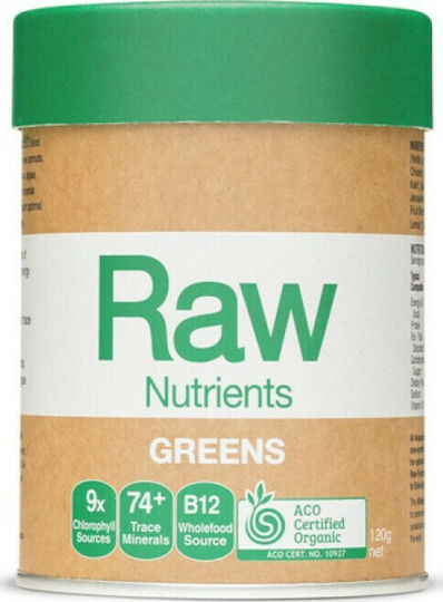 Amazonia Raw Prebiotic Greens Prebiotics 120gr