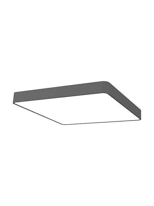 Nowodvorski Soft 60x60 Modern Metal Ceiling Light with Integrated LED 60pcs Gray