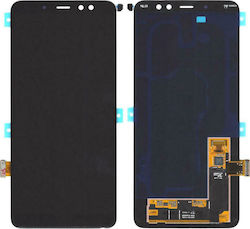 Samsung Bildschirm für Galaxy A8+ (2018) (Schwarz)