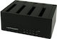 LC-Power LC-DOCK-U3-4B Docking Station pentru 4 Hard Disk-uri SATA 2.5" / 3.5" cu conectivitate USB 3.0 / eSATA (LC-DOCK-U3-4B)